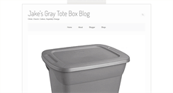 Desktop Screenshot of graytotebox.com